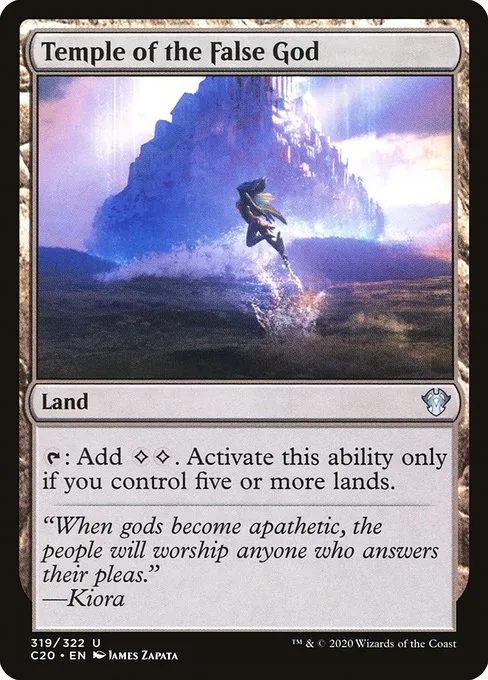 Temple of the False God · Commander 2020 319/322