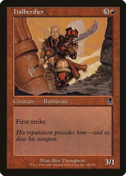 Halberdier · Odyssey 196/353