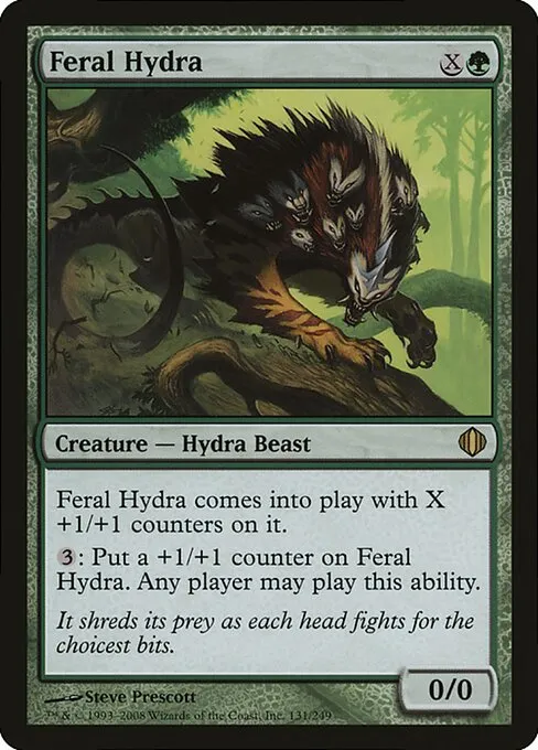 Feral Hydra · Magic Player Rewards 2009 131/13