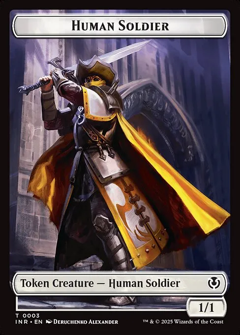 Human Soldier · Innistrad Remastered Tokens 3/27