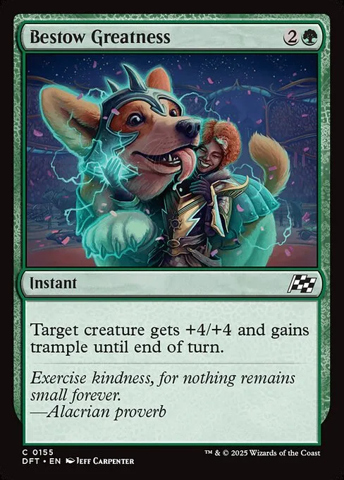 Bestow Greatness · Aetherdrift 155/553