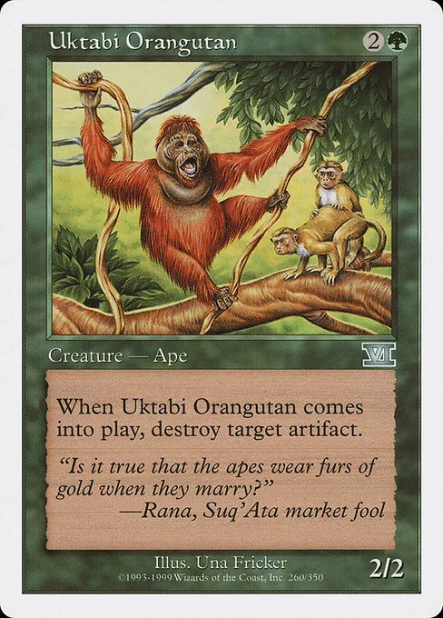 Uktabi Orangutan · Classic Sixth Edition 260/351