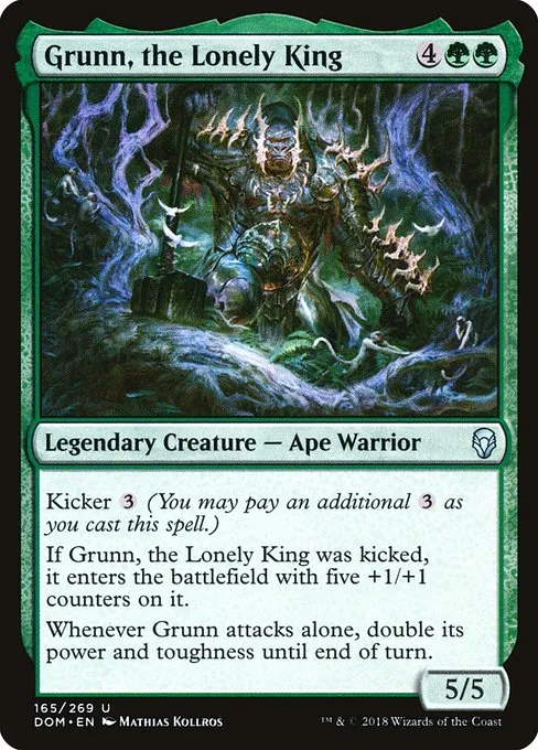 Grunn, the Lonely King · Dominaria 165/280