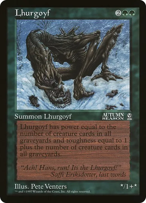 Lhurgoyf · Oversized League Prizes 25/83