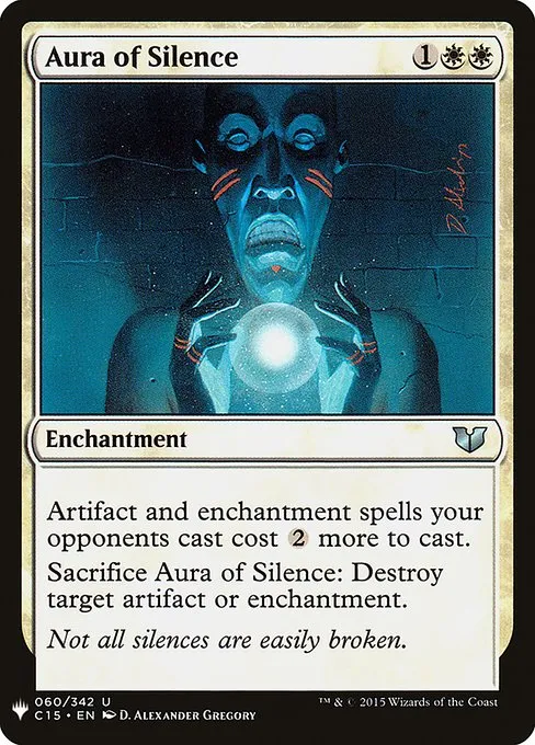 Aura of Silence · The List C15-60/5050