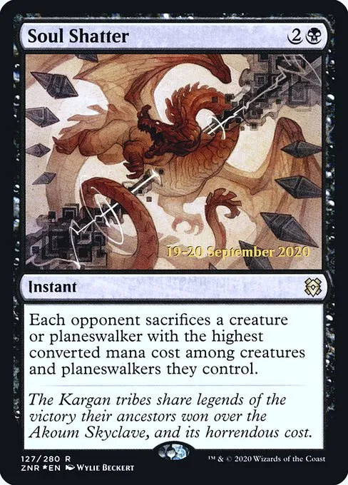 Soul Shatter · Zendikar Rising Promos 127s/153