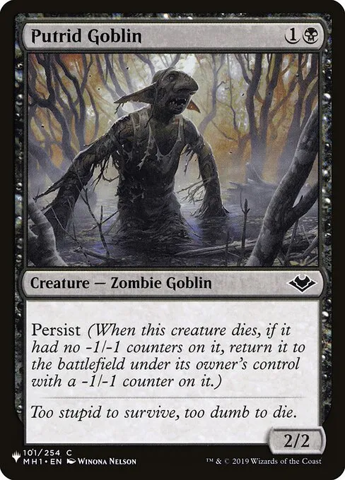Putrid Goblin · The List MH1-101/5050