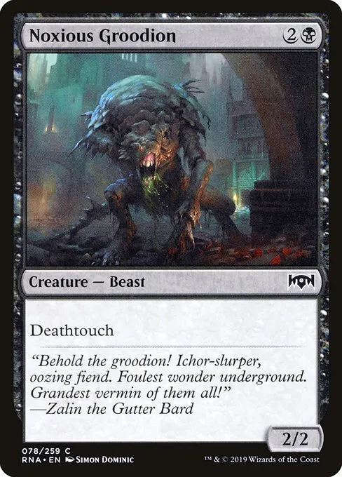 Noxious Groodion · Ravnica Allegiance 78/273