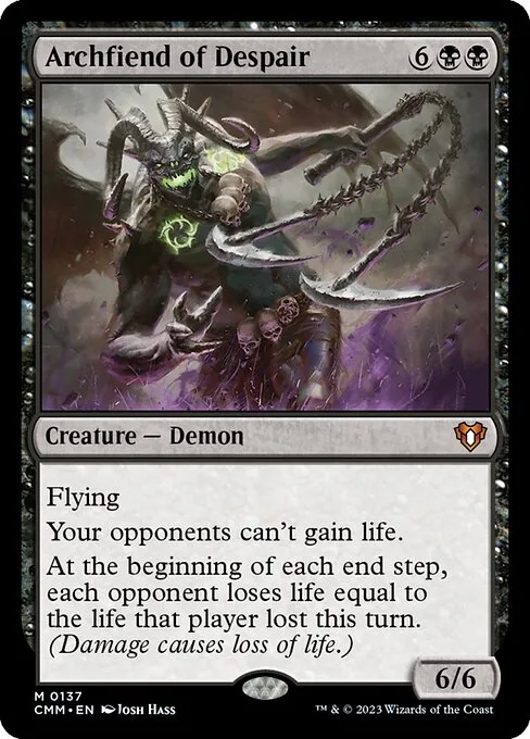 Archfiend of Despair · Commander Masters 137/1067
