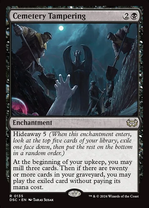 Cemetery Tampering · Duskmourn: House of Horror Commander 135/373