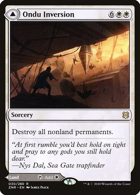 Ondu Inversion // Ondu Skyruins · Zendikar Rising 30/407