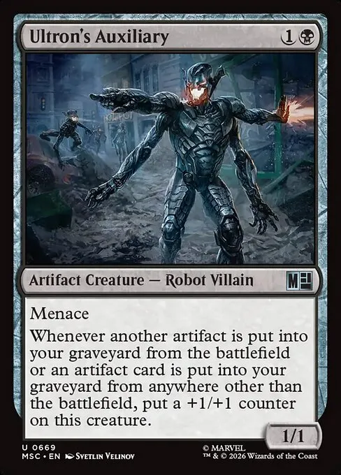 Ultron's Auxiliary · Marvel Super Heroes Commander 669/9