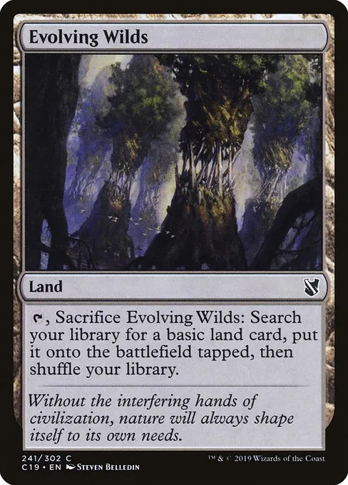 Evolving Wilds · Commander 2019 241/302
