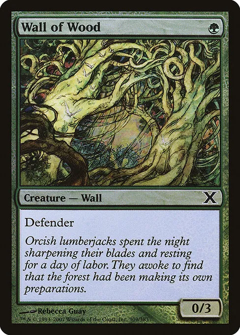 Wall of Wood · Tenth Edition 309★/510