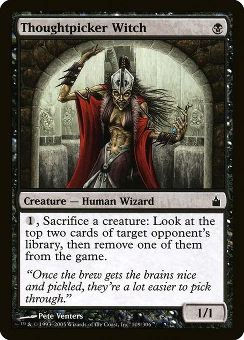 Thoughtpicker Witch · Ravnica: City of Guilds 109/306