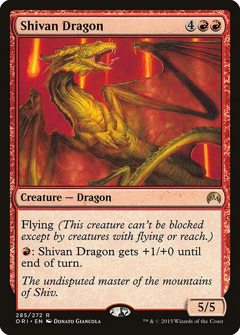 Shivan Dragon · Magic Origins 285/288