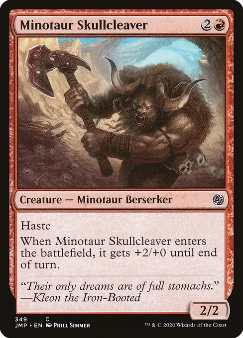 Minotaur Skullcleaver · Jumpstart 349/497