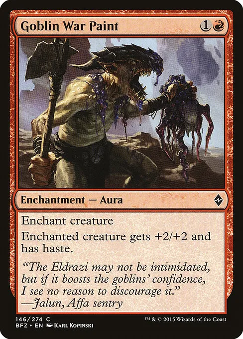 Goblin War Paint · Battle for Zendikar 146/299