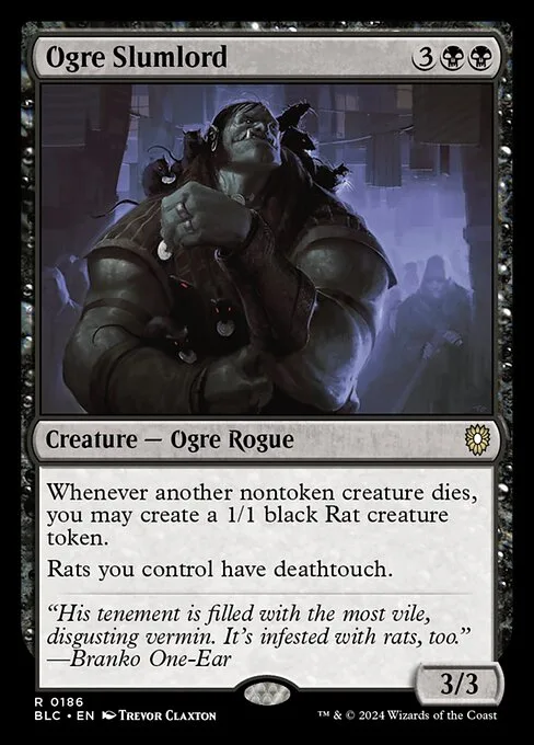 Ogre Slumlord · Bloomburrow Commander 186/356