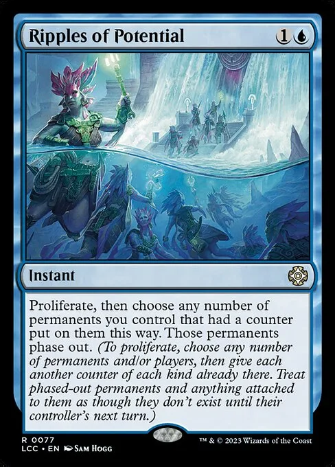 Ripples of Potential · The Lost Caverns of Ixalan Commander 77/370