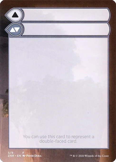 Double-Faced Substitute Card · Zendikar Rising Substitute Cards 3/9