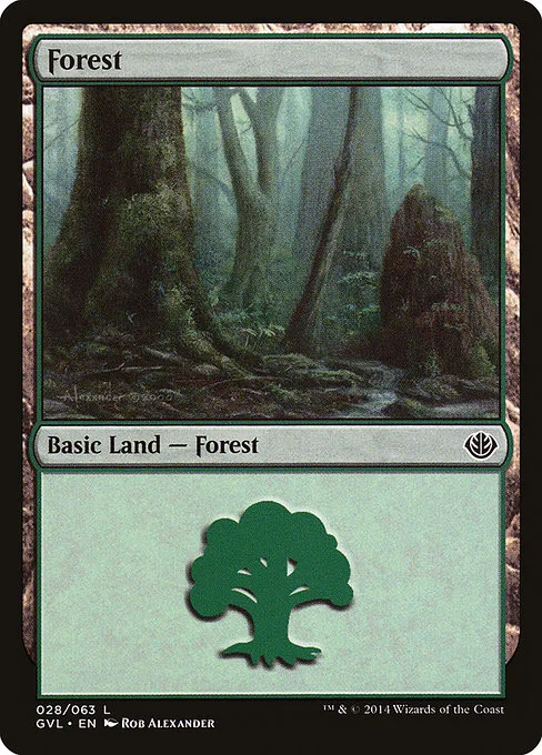 Forest · Duel Decks Anthology: Garruk vs. Liliana 28/63