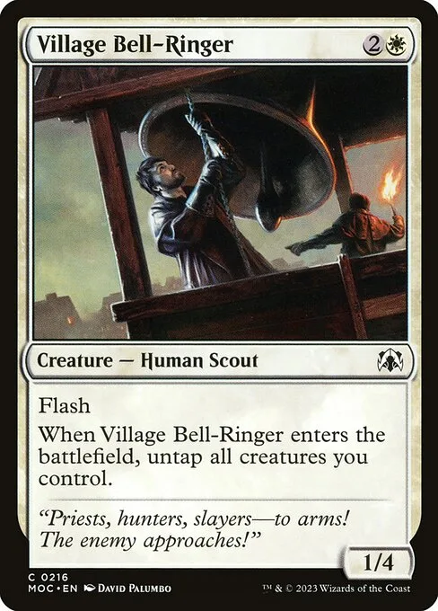 Village Bell-Ringer · March of the Machine Commander 216/450