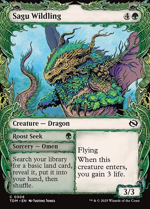 Sagu Wildling // Roost Seek · Tarkir: Dragonstorm 306/427