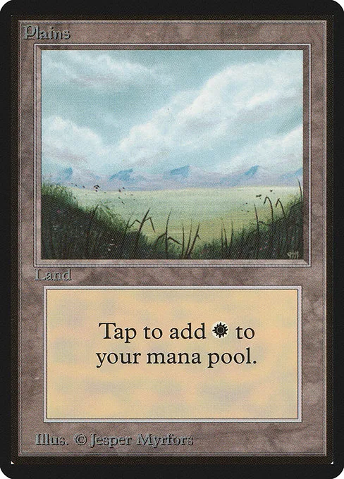 Plains · Limited Edition Beta 288/302