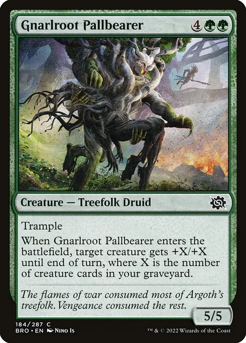Gnarlroot Pallbearer · The Brothers' War 184/399