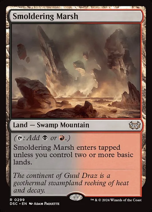 Smoldering Marsh · Duskmourn: House of Horror Commander 299/373