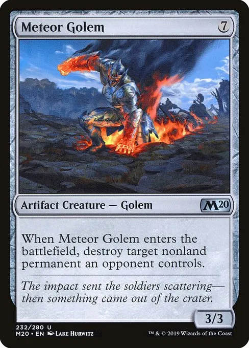 Meteor Golem · Core Set 2020 232/346