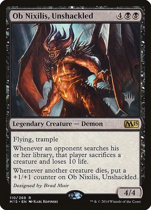 Ob Nixilis, Unshackled · Magic 2015 Promos 110p/14