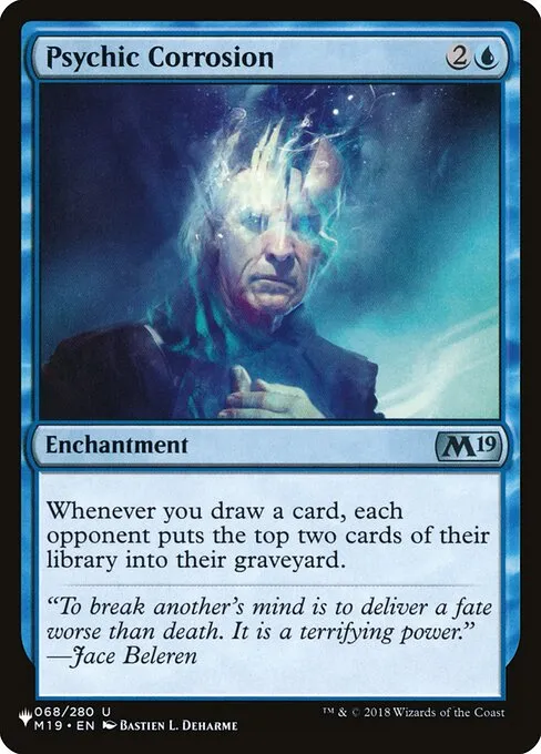 Psychic Corrosion · The List M19-68/5050