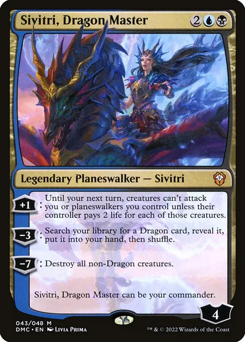 Sivitri, Dragon Master · Dominaria United Commander 43/240