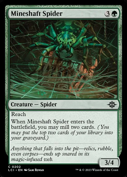 Mineshaft Spider · The Lost Caverns of Ixalan 202/416