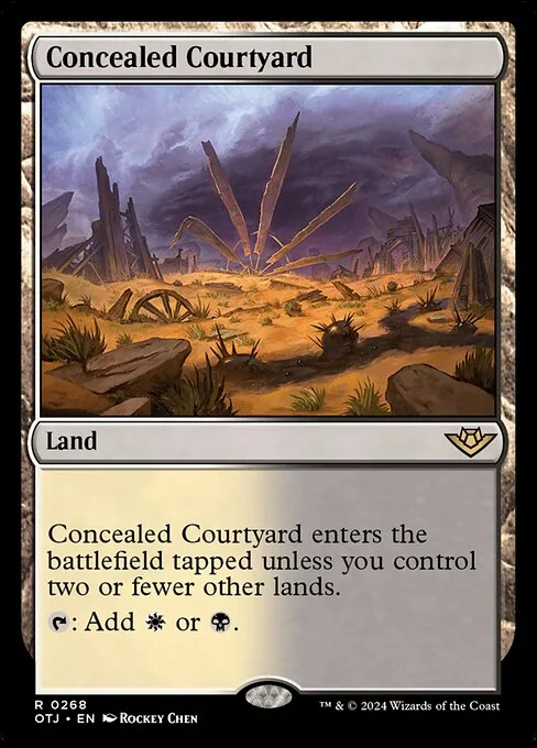 Concealed Courtyard · Outlaws of Thunder Junction 268/374