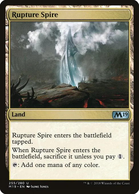 Rupture Spire · Core Set 2019 255/314