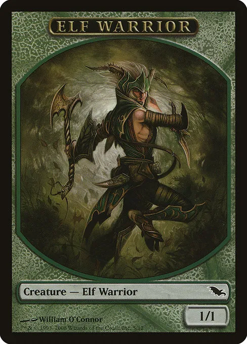 Elf Warrior · Shadowmoor Tokens 5/12