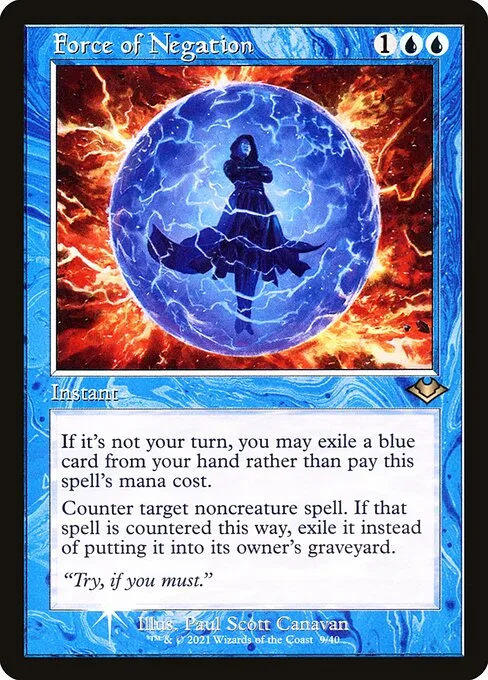 Force of Negation · Modern Horizons 1 Timeshifts 9/40