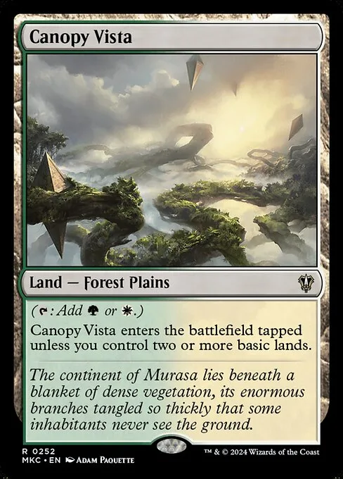 Canopy Vista · Murders at Karlov Manor Commander 252/358