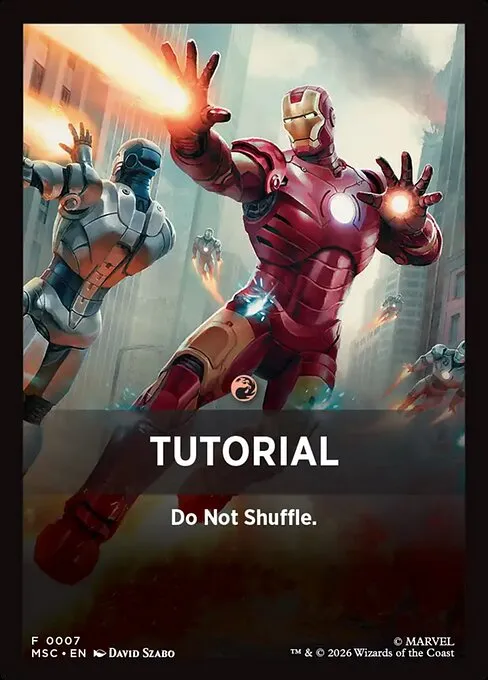 Tutorial · Marvel Super Heroes Jumpstart Front Cards 7/61