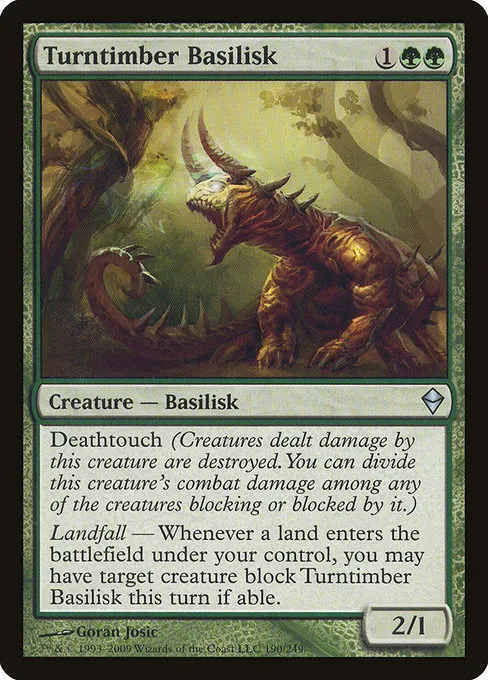 Turntimber Basilisk · Zendikar 190/269