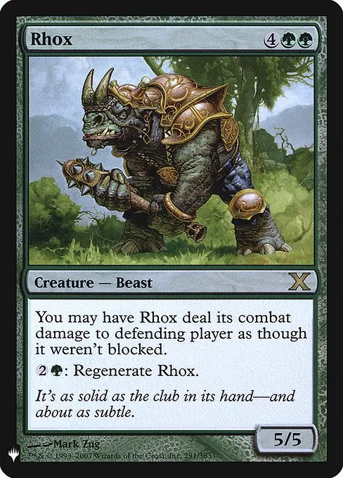 Rhox · The List 10E-291/5050