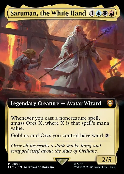 Saruman, the White Hand · Tales of Middle-earth Commander 91/591