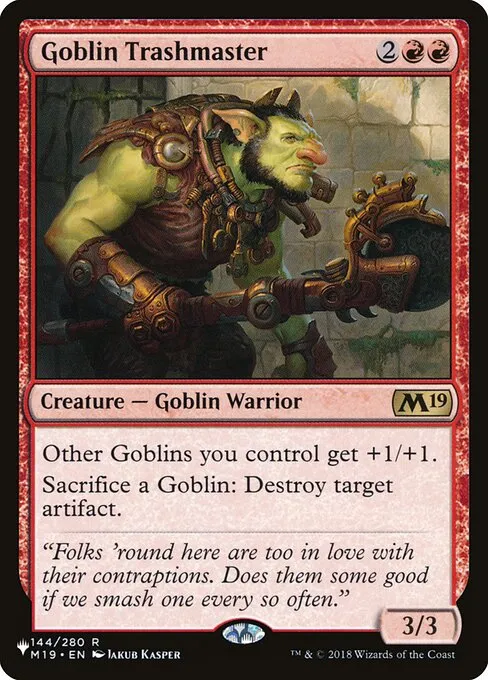 Goblin Trashmaster · The List M19-144/5050