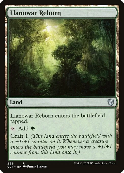 Llanowar Reborn · Commander 2021 296/409