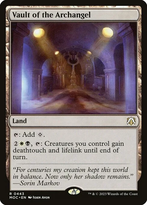 Vault of the Archangel · March of the Machine Commander 443/450