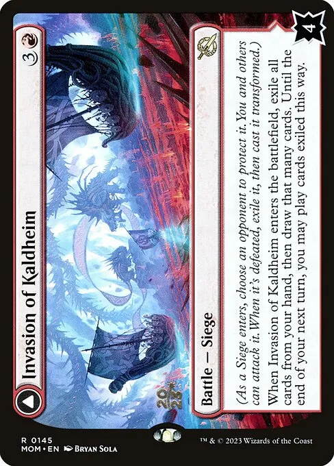 Invasion of Kaldheim // Pyre of the World Tree · March of the Machine Promos 145s/144