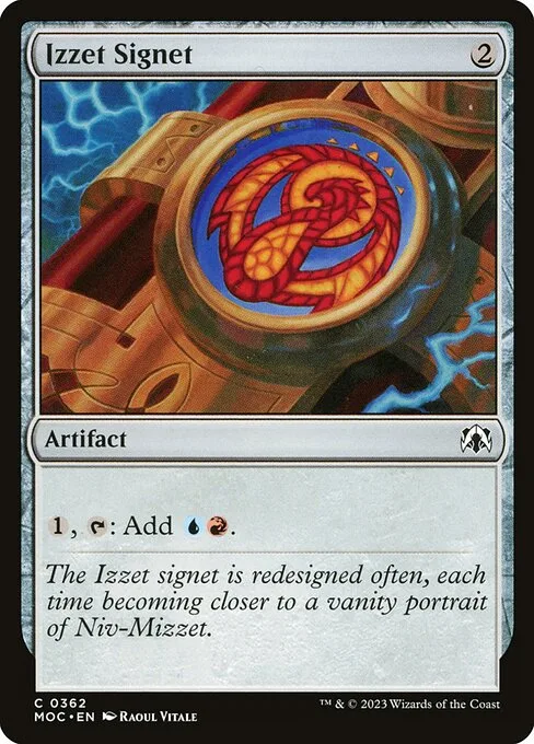 Izzet Signet · March of the Machine Commander 362/450